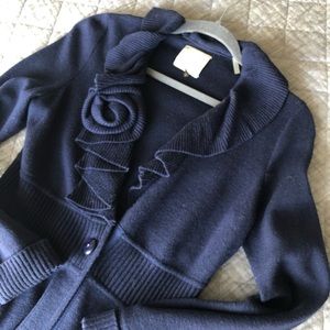 Rebecca Taylor Navy Blue Cardigan  / Jacket